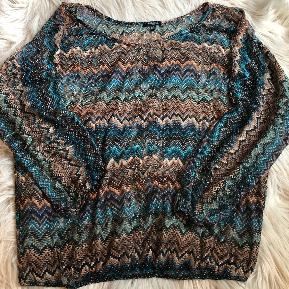 Conrad C Long Sleeve Top Size Large